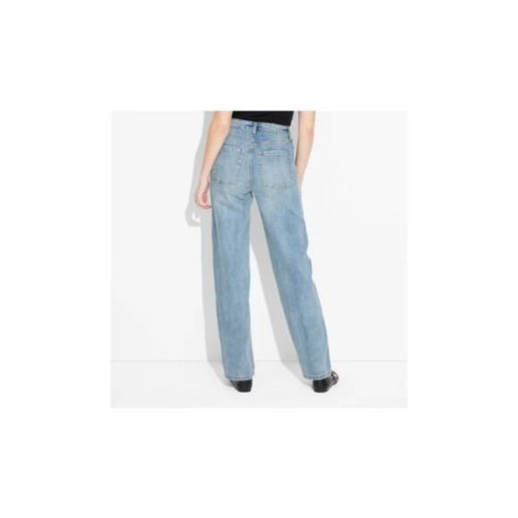 Women's High-Rise Straight Jeans - Wild Fable - Size 17 Medium Wash NWT - Picture 2 of 6